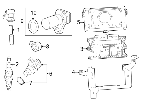 2023 Honda Accord ELECTRONIC CONTROL U Diagram for 37820-6NH-A58