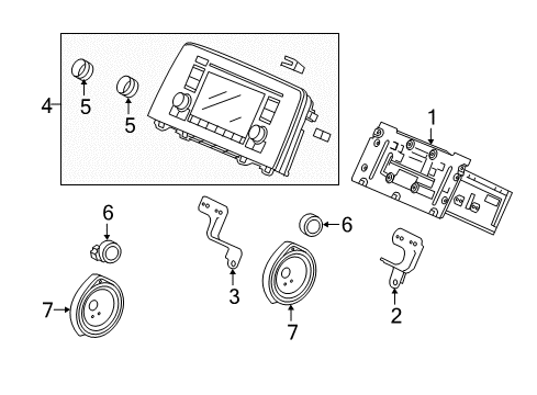 2022 Honda CR-V Hybrid Sound System Diagram 3