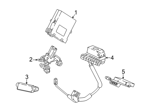 2022 Honda Accord Communication System Components Diagram