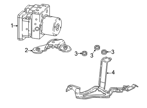 2022 Honda CR-V Hybrid Anti-Lock Brakes Diagram 1