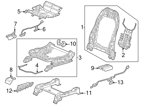 2023 Honda Pilot Tracks & Components Diagram 6