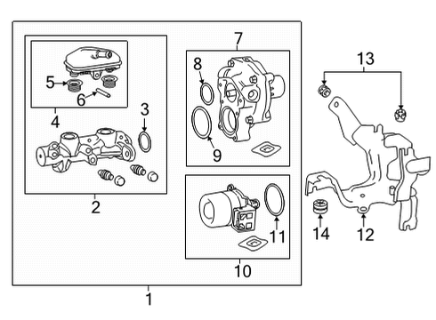 2022 Honda CR-V Hybrid Dash Panel Components Diagram 1