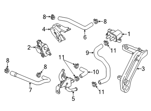 2022 Honda CR-V Hybrid Emission Components Diagram 2