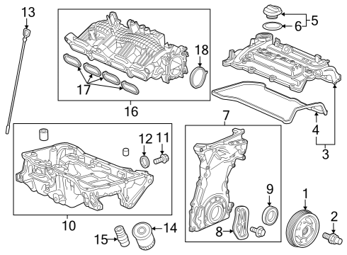 2023 Honda CR-V Hybrid Throttle Body Diagram 1