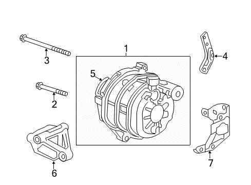 2022 Honda HR-V Alternator Diagram 2