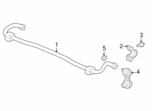 2023 Honda Accord STABI COMP (16-5MM) Diagram for 52300-30A-A01