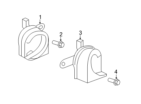 2024 Honda Odyssey Horn Diagram