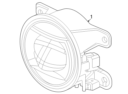 2024 Honda Pilot Fog Lamps Diagram