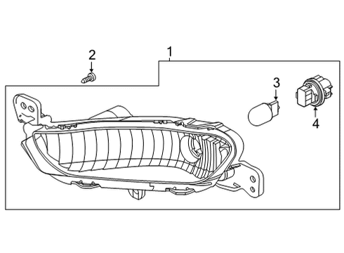 2023 Honda Ridgeline Signal Lamps Diagram