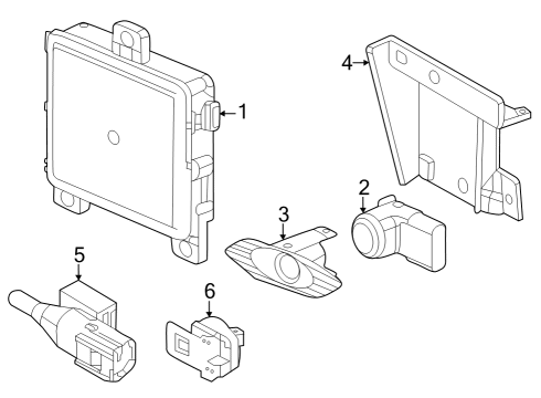 2023 Honda CR-V UNIT ASSY-, BCM Diagram for 38809-3B2-A02