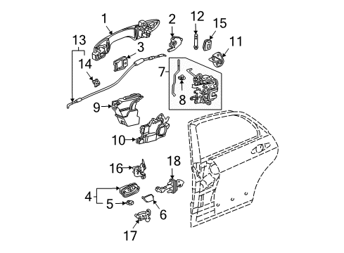 Handle Assy., R. Inside *NH167L*(Graphite Black) Diagram for 72120-SEA-013ZA