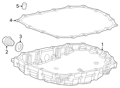 2023 Honda HR-V Transaxle Parts Diagram