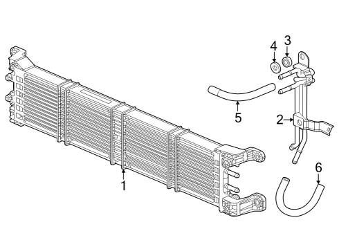 2023 Honda CR-V Hybrid Trans Oil Cooler Diagram