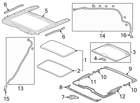 2023 Honda Accord SUNSHADE *NH900L* Diagram for 70600-TVA-A02ZA