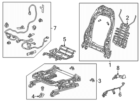 2023 Honda Civic Tracks & Components Diagram 4