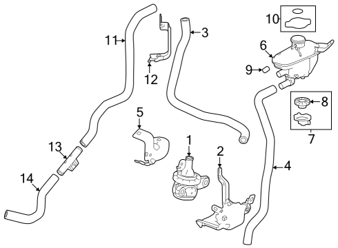 2023 Honda Accord WATER PUMP, ELECTRIC Diagram for 1J200-6NH-A01