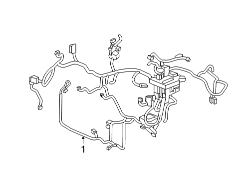 2022 Honda CR-V Hybrid Wiring Harness Diagram