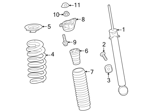 2024 Honda Pilot SPRING, R- RR Diagram for 52441-T90-Y01