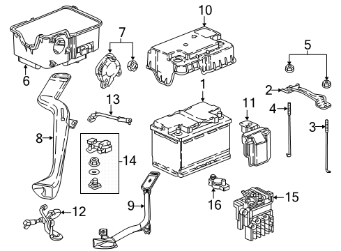 2024 Honda Odyssey Battery Diagram