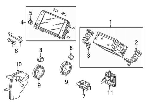 2022 Honda CR-V Hybrid Navigation System Diagram 1