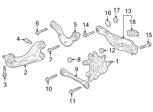 2023 Honda CR-V S/ABS UNIT, RR Diagram for 52611-3A0-A51