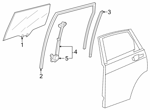 2023 Honda CR-V CHANNEL, R- RR Diagram for 72735-3A0-A01