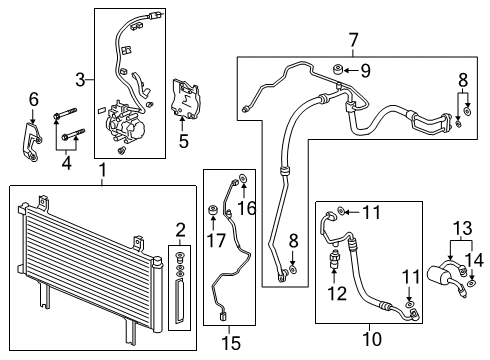 2022 Honda Insight Air Conditioner Diagram 1