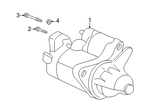 2023 Honda Civic STARTER MOTOR ASSY Diagram for 31200-5AG-Z01