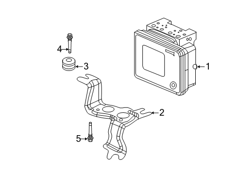 2022 Honda Insight Anti-Lock Brakes Diagram 1