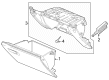 Diagram for 2023 Honda HR-V Glove Box - 77501-3W0-A01ZA