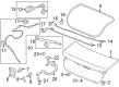 Diagram for Honda Accord Trunk Latch - 74851-30A-A01