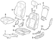 Diagram for 2024 Honda Pilot Seat Cushion - 81537-T90-A01