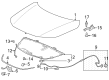 Diagram for 2024 Honda Accord Lift Support - 74145-30A-A00