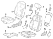 Diagram for 2024 Honda Pilot Seat Cushion - 81127-T90-A61