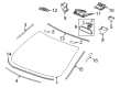 Diagram for 2023 Honda Civic Wiper Blade - 76630-T20-A01