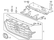 Diagram for 2023 Honda CR-V Grille - 71200-3A0-A21