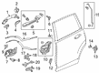 Diagram for Honda Passport Door Handle - 72641-T2A-A71YT