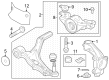 Diagram for 2023 Honda Pilot Steering Knuckle - 51211-T90-A22