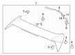 Diagram for 2023 Honda HR-V Windshield Washer Nozzle - 76850-3W0-A01