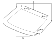 Diagram for 2023 Honda Civic Windshield - 73211-T20-A11