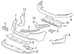 Diagram for 2023 Honda Accord Hybrid License Plate - 71180-30A-A00