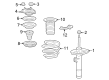 Diagram for 2023 Honda CR-V Shock Absorber - 51621-3D4-A51