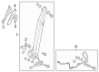 Diagram for 2023 Honda CR-V Seat Belt Buckle - 04816-3A0-A70ZA