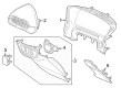 Diagram for Honda HR-V Gauge Trim - 77200-3W0-A01ZA