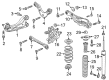 Diagram for 2022 Honda Insight Shock And Strut Mount - 52670-TBF-A03