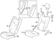 Diagram for 2023 Honda HR-V Seat Cushion - 82127-3W0-A11