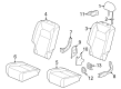 Diagram for 2023 Honda CR-V Seat Cushion - 82127-3A0-A01