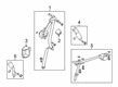 Diagram for Honda Passport Seat Belt - 04818-TGS-A02ZA