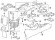 Diagram for 2023 Honda HR-V Armrest - 83416-3W0-A11ZA