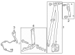 Diagram for Honda Accord Hybrid Seat Belt - 04818-30A-A00ZA